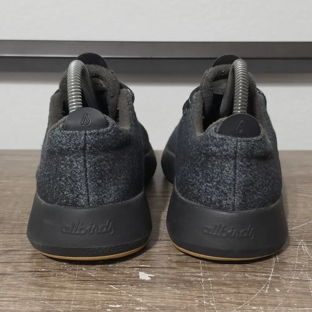 Allbirds Wool Runner Mizzles Women’s Casual Shoes Sneakers Size 8 Black/Green